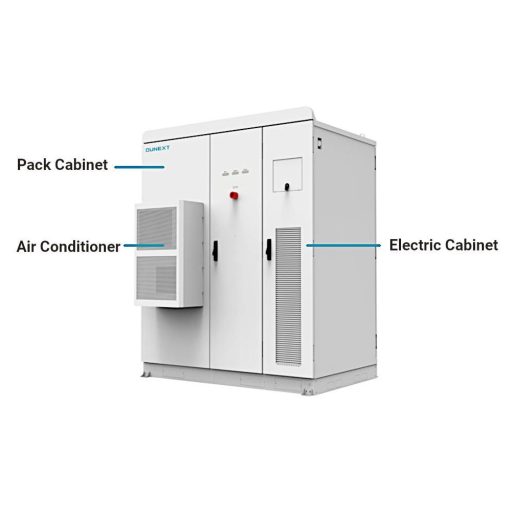 Dunext PowerHill P100 215kWh 2x60kW MPPT ipari energiatároló 
